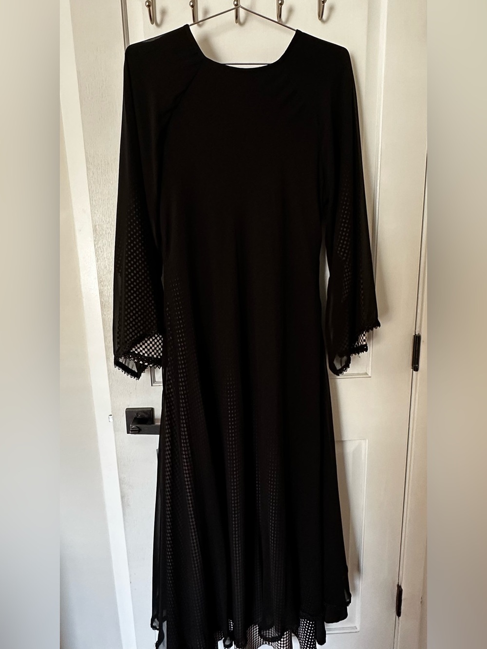 Black Women's Long Sleeve Dress